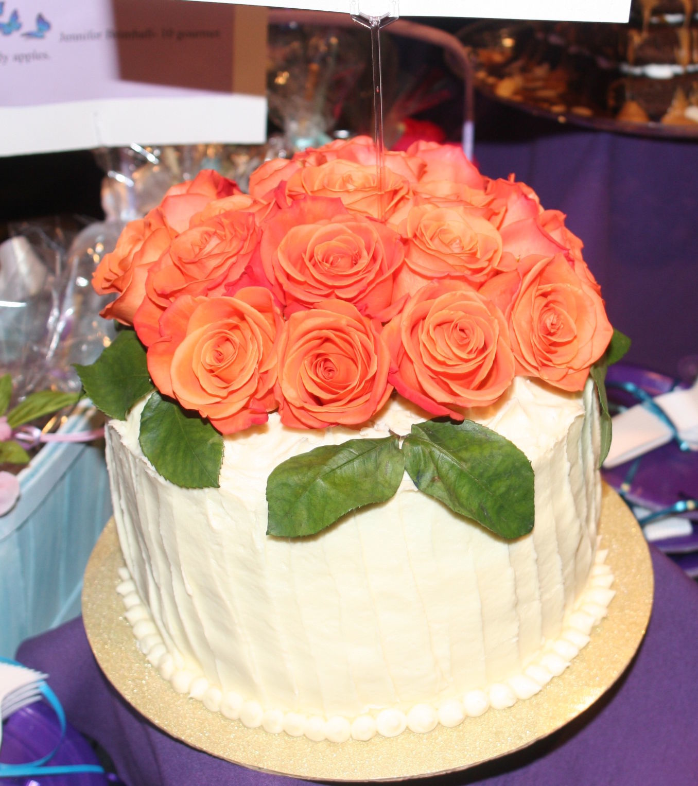 Never shy away - Peach roses